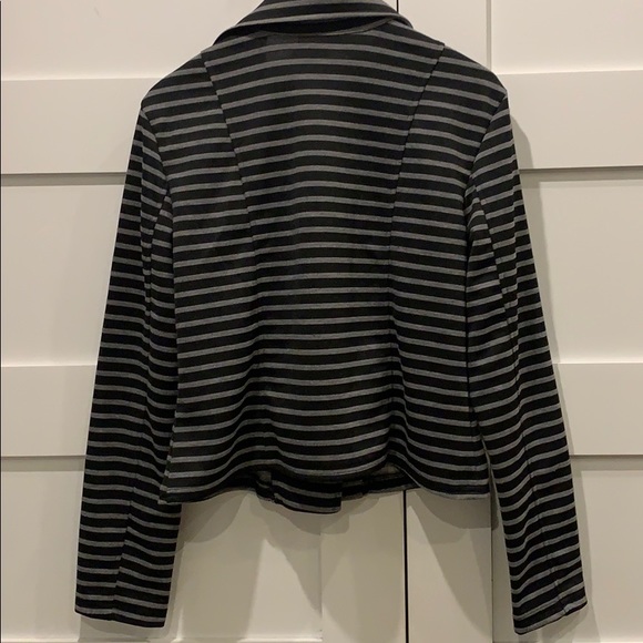 Striped Moto Jacket/Blazer - Picture 5 of 6